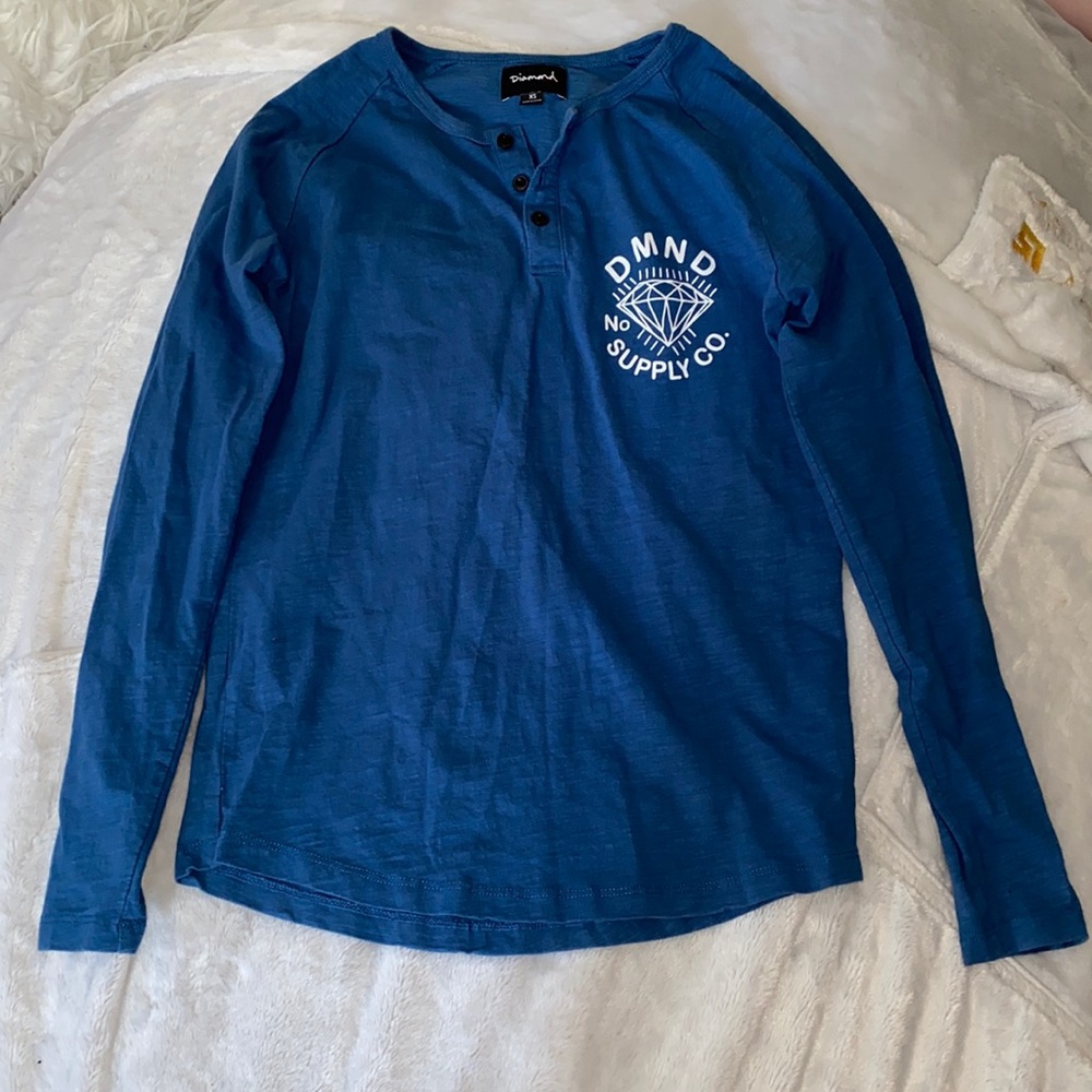 Diamond Supply Co. Blue Long sleeve Shirt